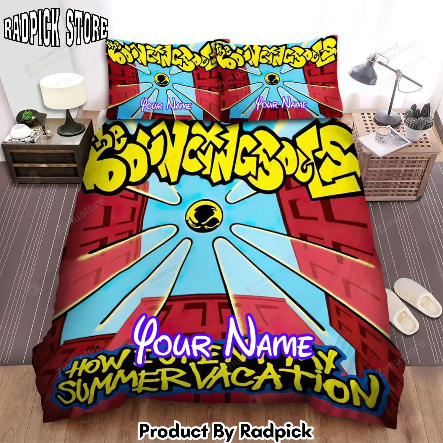 Radpick the bouncing souls band how i spent my summer vacation album cover bed sheets spread comforter duvet cover personalized name bedding sets rp3271332